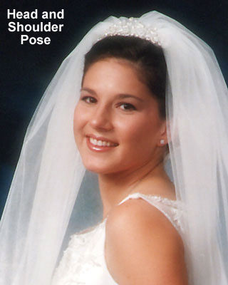 Head and Shoulder Bridal Pose