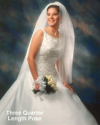 Three Quarter Length Bridal Photography