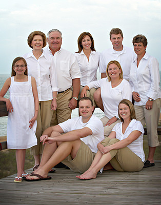 family beach portrait